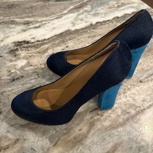 Ann Taylor color block heels